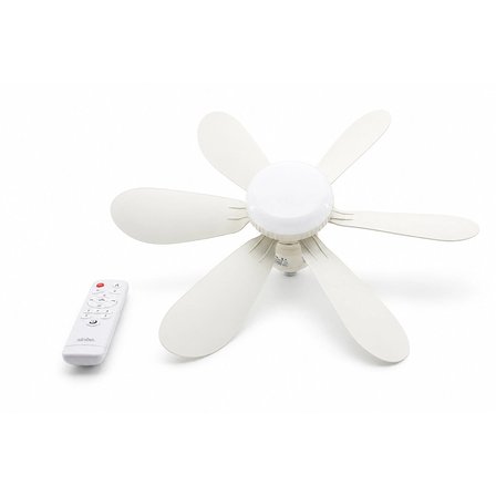 3 Led Aydınlatmalı - Sessiz Çalışma 6 Kanat - Kumanda Tavan Vantilatör Sf-7708 Bx40