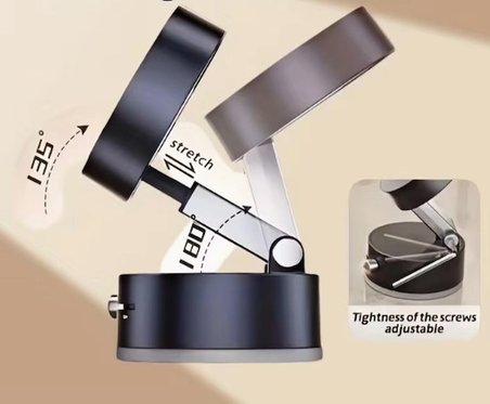 Mıknatıslı Katlanabilir Telefon Tutucu - Torpido Ve Cam Uyumlu Bx40