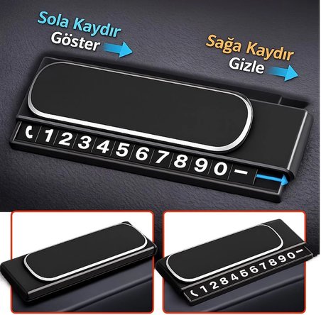 Kayar Kapaklı Torpido Üstü Fosforlu Numaratör Bx40