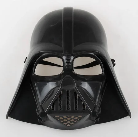 Yıldız Savaşları Star Wars Maskesi Darth Vader Maskesi Siyah Renk Bx40