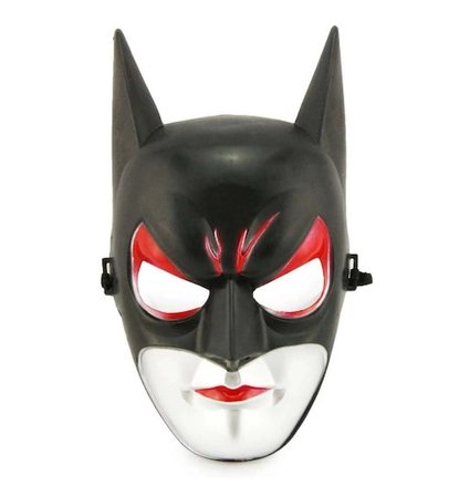 Siyah Renk Uzun Kulaklı Batman Maskesi 28x17 Cm Bx40