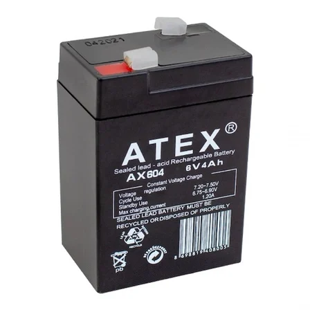 Kalın Kuru Akü 6v-4ah Amper  70x48x101mm Bx40