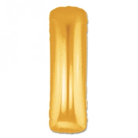 I Harf Folyo Balon Altın Renk  40 İnç Bx40