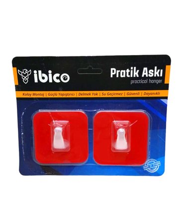 2 Parça  Pratik Yapışkan Askı Bx40