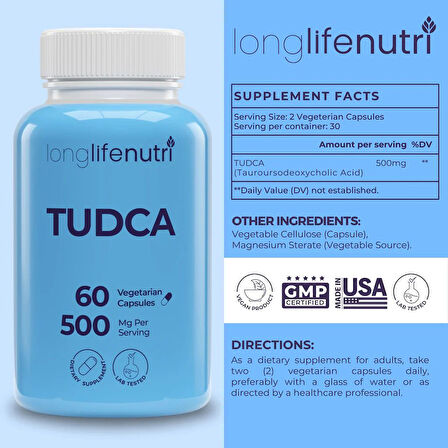 Tudca 500 mg 60 Kapsül