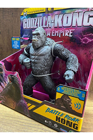KİNG KONG DEV FİGÜR OYUNCAK KING KONG MAYMUN FİGÜR SESLİ AĞZI OYNAR ÖZER FİGÜR KİNG Kong Dev