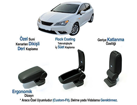 SEAT Ibiza Typ 6J ARACA ÖZEL KOL DAYAMA VİDASIZ KOLÇAK 2008 2009 2010 2011