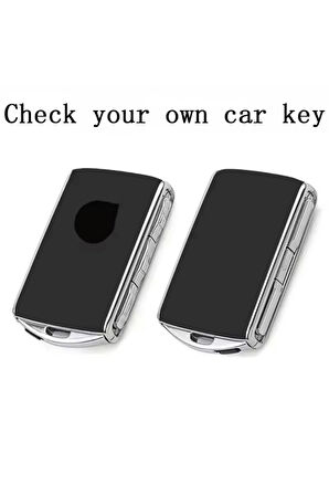 Volvo XC90 Siyah-Silver Anahtar Kılıfı 2021-2025