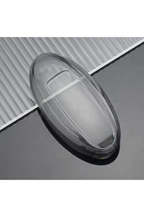Nissan Qashqai Sustasız Şeffaf-Füme Anahtar Kılıfı