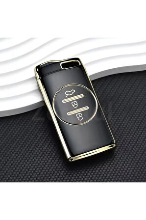 Chery Tiggo 7 Pro Anahtar Kılıfı Siyah-Gold