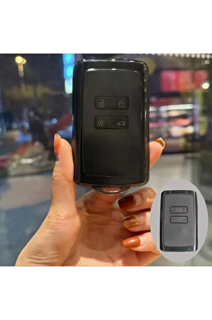 Renault Duster Şeffaf-Füme Anahtar Kılıfı