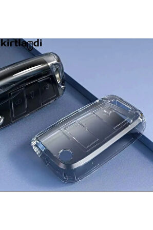 Skoda Karoq Şeffaf-Füme Anahtar Kılıfı