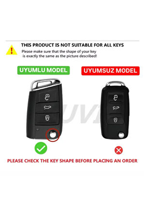 Seat Loen FR Şeffaf-Füme Anahtar Kılıfı 2013-2020