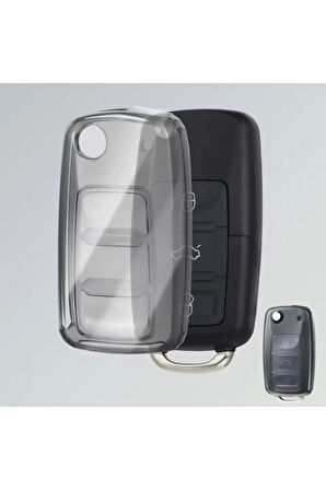 Volkswagen Amarok Şeffaf-Füme Anahtar Kılıfı 2006-2015