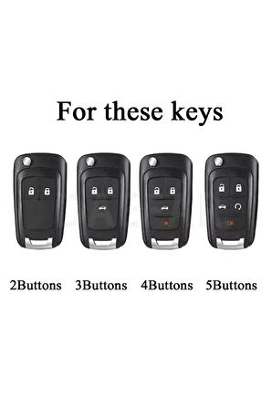 Opel Astra J Şeffaf Anahtar Kılıfı