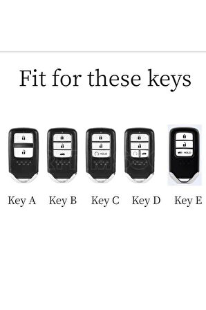 CR-V Exclusive Anahtarsız Çalıştırma Şeffaf-Füme Anahtar Kılıfı