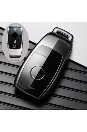 Mercedes A Serisi W177 Şeffaf-Füme Anahtar Kılıfı