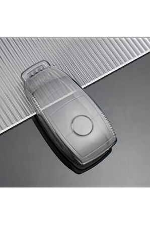 Mercedes A Serisi W177 Şeffaf-Füme Anahtar Kılıfı