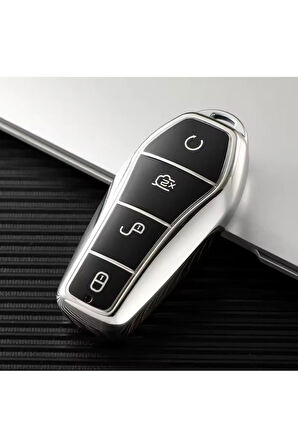 BYD Atto 3 EV Siyah-Silver Ananhar Kılıfı
