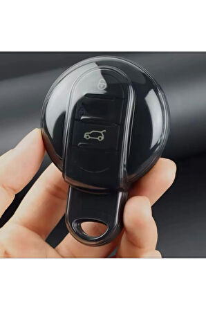 Mini Cooper F55 F56 F57 R56 R57 F60 F60 Şeffaf-Füme Anahtar Kılıfı