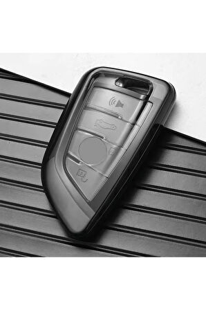 Bmw X1 F48 Şeffaf-Füme Anahtar Kılıfı