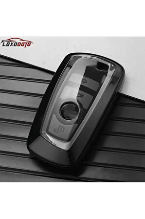 Bmw 4 Serisi F32 F36 Şeffaf-Füme Anahtar Kılıfı