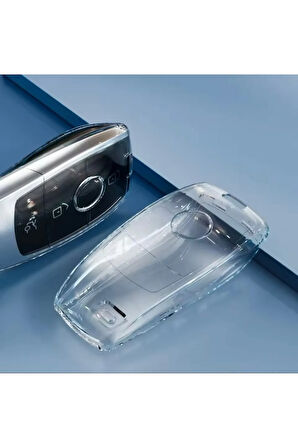 Mercedes E Serisi W213 Şeffaf Anahtar Kılıfı