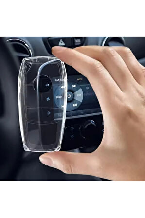 Mercedes A C E S GLC GLE GLS Premium Şeffaf Anahtar Kılıfı