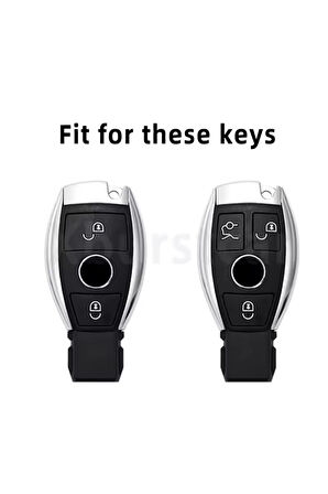 Mercedes CLS Şeffaf Anahtar Kılıfı