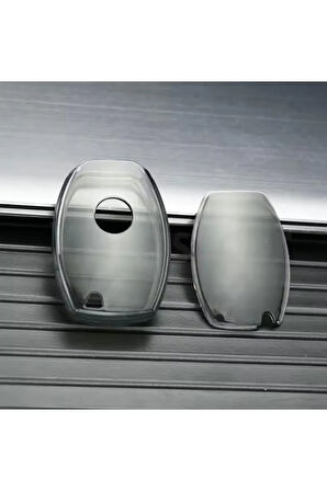 Mercedes E Serisi W212 Şeffaf-Füme Anahtar Kılıfı