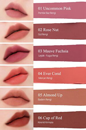 Yumuşak Dokulu, Hafif Mat Görünüm Sunan Ruj Clio Chiffon Mood Lip (09 Strawberry Cookie)