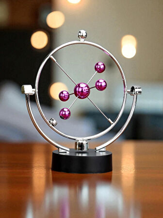 Manyetik Newton Sarkaç Oyuncağı – Sürekli Hareketli Kinetik Masaüstü Dekor