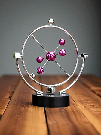 Manyetik Newton Sarkaç Oyuncağı – Sürekli Hareketli Kinetik Masaüstü Dekor