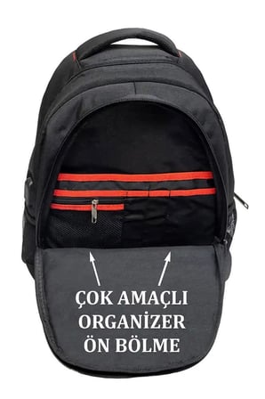 SEVİNÇ ÇANTA Unisex Su Geçirmez Günlük Cepli Sırt Çantası