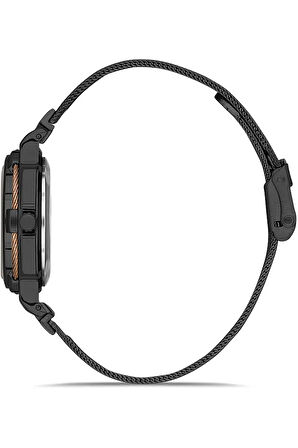 2 YIL GARANTİLİ DG-8260LC-R2R SİYAH KADIN KOL SAATİ