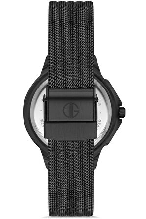 2 YIL GARANTİLİ DG-8260LC-R2R SİYAH KADIN KOL SAATİ