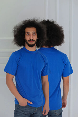 Erkek Slim Fit Sıfır Yaka Fanila T-Shirt 