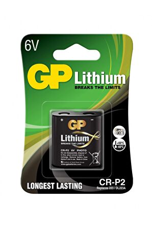 GP CRP2 6V Lityum Fotoğraf Makinesi Pili