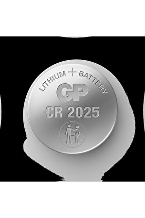 Gp CR2025-U1 3V Lityum Düğme Pil Tekli Paket