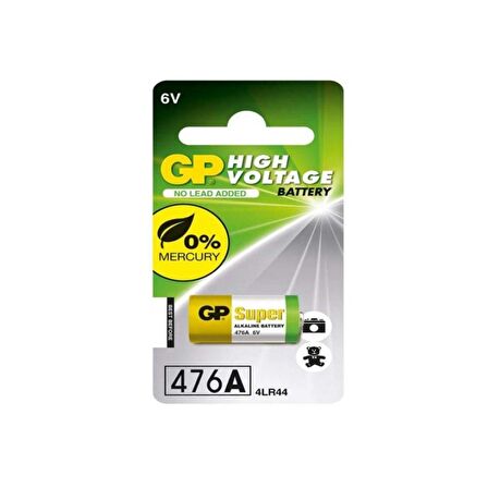 GP Super 476AF 4LR44 6V Blister Alkalin Pil Tekli