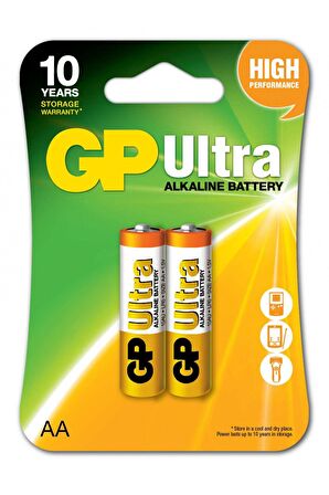 Gp R6 AA Boy Ultra Alkalin Kalem Pil 2'li Paket GP15AU-U2