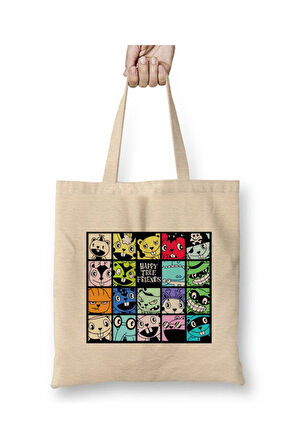 Fliqpy Retro Japanese Flippy Happy Tree Friends 2 Bez Çanta Uzun Saplı