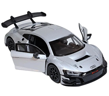 Motor Max Koleksiyon 1 / 24 Ölçek Audi R8 Lms Gt3 Metalik Gri Model Metal Araba