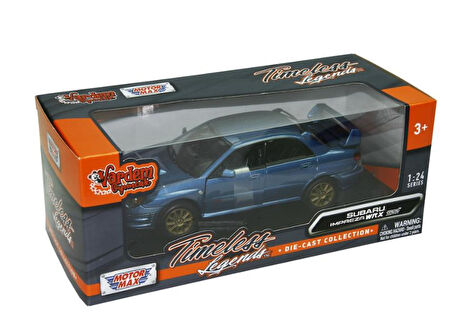 Motor Max Koleksiyon 1 / 24 Ölçek Subaru İmpreza WRX  Model Metal Araba