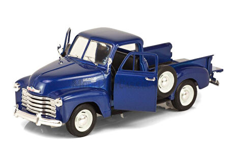 Welly Koleksiyon 1 / 24  1953 Chevrolet 3100 Pick Up Mavi Model Metal Araba