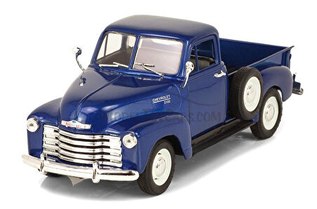 Welly Koleksiyon 1 / 24  1953 Chevrolet 3100 Pick Up Mavi Model Metal Araba