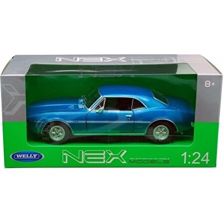 Pontiac Firebird Mavi Model Metal Araba 1:24 1967