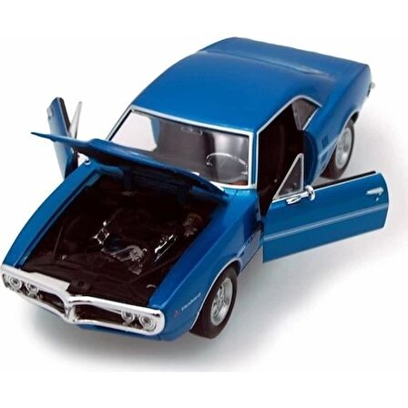 Pontiac Firebird Mavi Model Metal Araba 1:24 1967