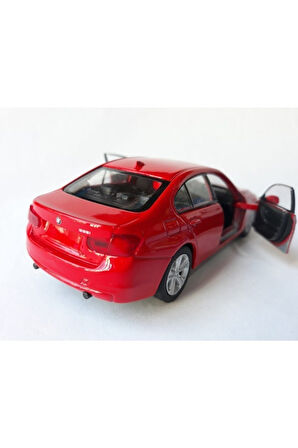Bmw Metal Araba 335i Diecast Orjinal Collectıon Kırmızı 1:36 Ölçek 11,5 Cm