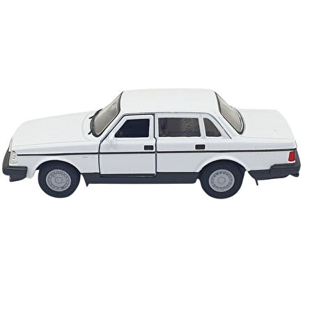 1:32 Volvo 240 GL Çek Bırak -Araba -  43784-BEYAZ